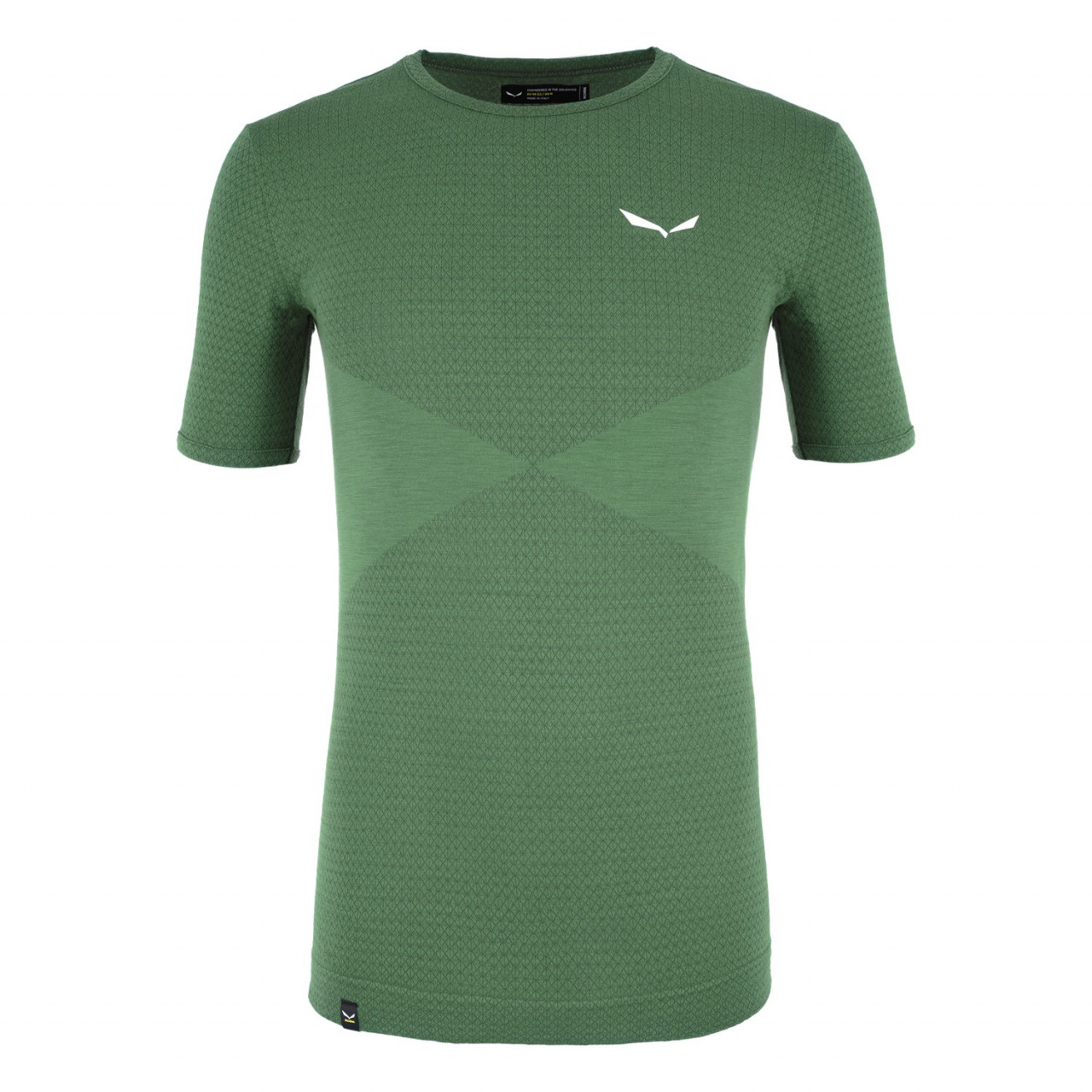 Salewa Men's Zebru Responsive Short Sleeve T-Shirts Green EKY-165937